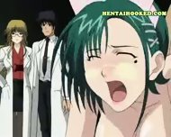Seductive anime school slut reaches orgasm